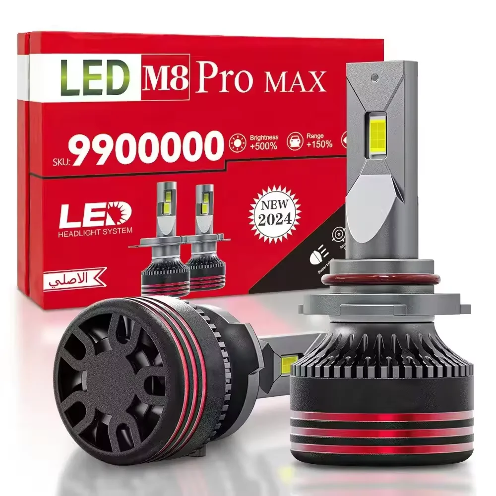 Супер яркие M8PRO 120 Вт 3570*6 CPS СВЕТОДИОДНЫЕ Лампы Фар H4 H7 9004 9006 Авто светодиодные аксессуары для автомобиля