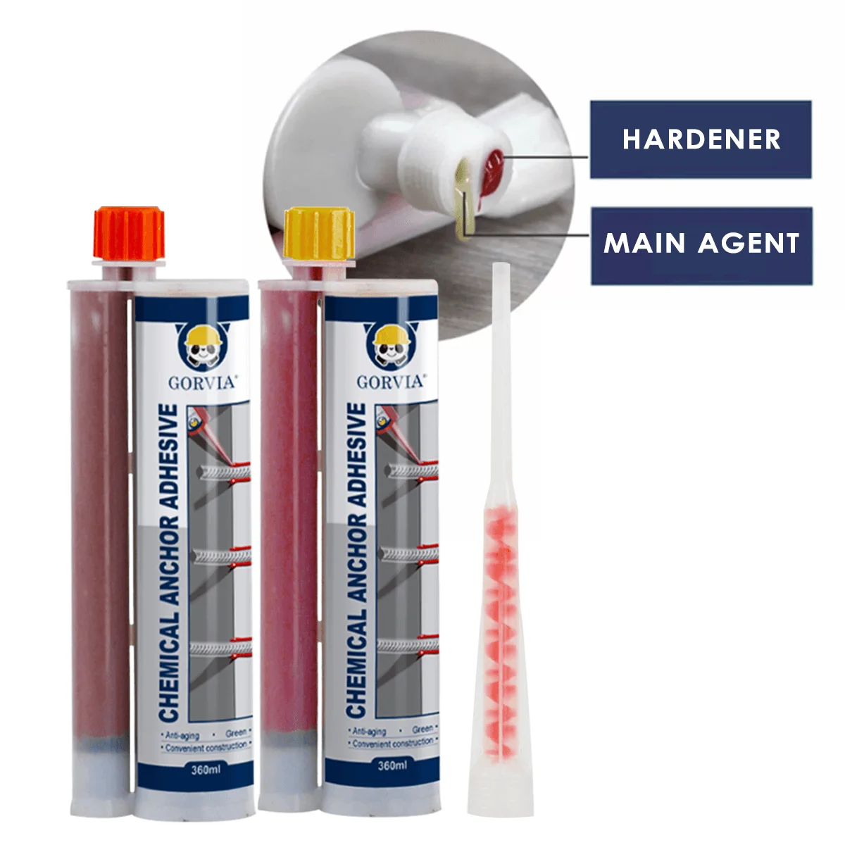 Epoxy Resin Screw Fixings Injection Chemical Anchor Adhesive