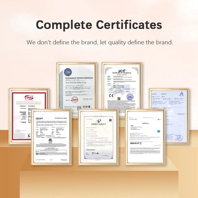 Huanchain European standard EU 2Pin Power Cable plug to IEC320 C13 C15 AC 10A/6A 250V Lead 3 Pin cable power extension cord