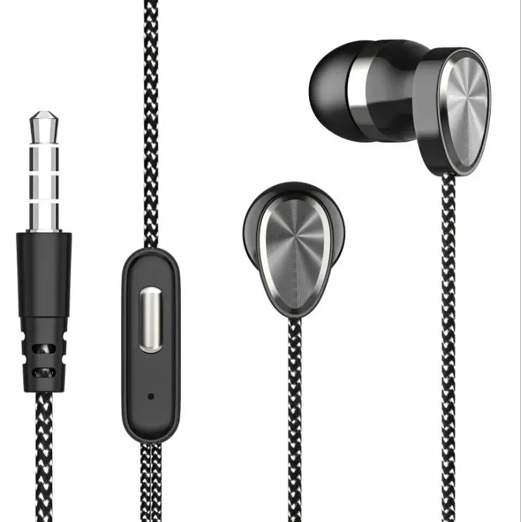 
Best Selling 3.5 mm In-Ear Headset Deep Bass Sound Headphone Electroplate Earphones for Sports 