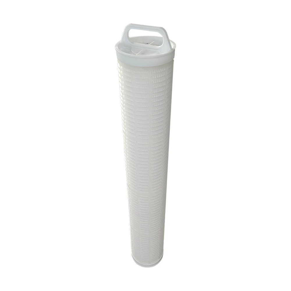 
152mm diameter high efficiency pleated filter cartridge for beverage 
