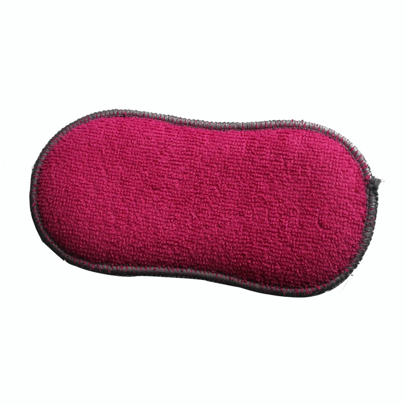 Soft High Quality Microfiber 8-Shaped Sponge Bamboo Fiber Kitchen Sponges