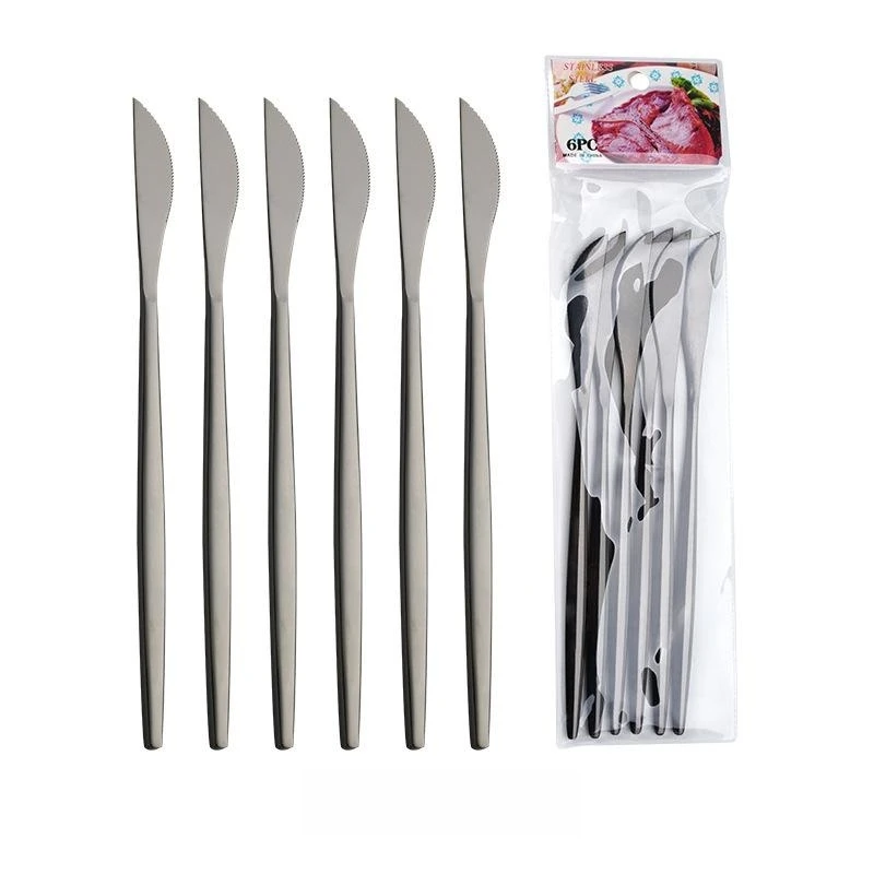 wholesalers cutlery hot selling cheap Portugal 410 stainless steels bulk knife fork spoon flatware set