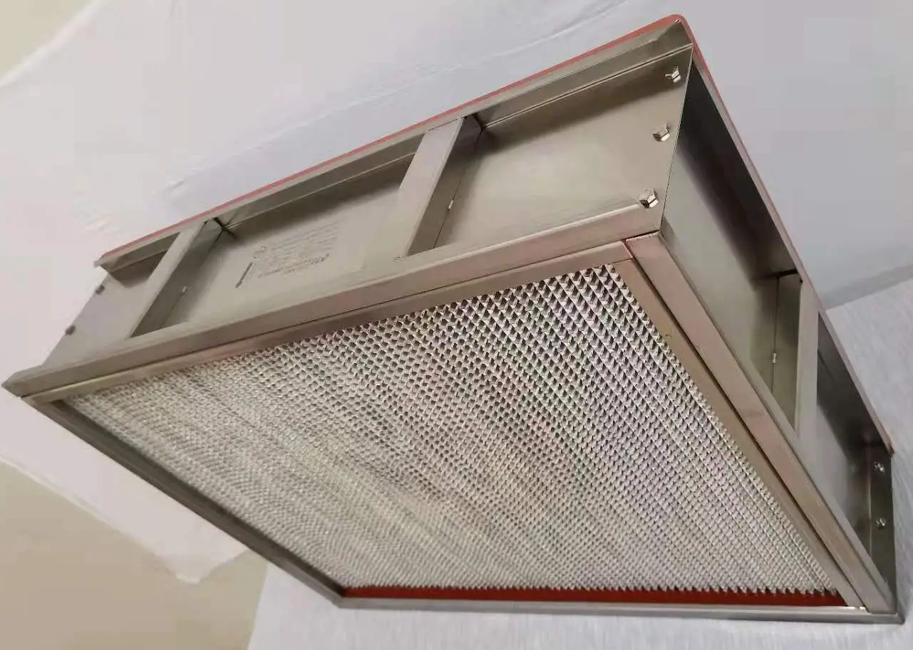 Glass Fiber Temperature Resistance High Efficient Industrial Air Filters