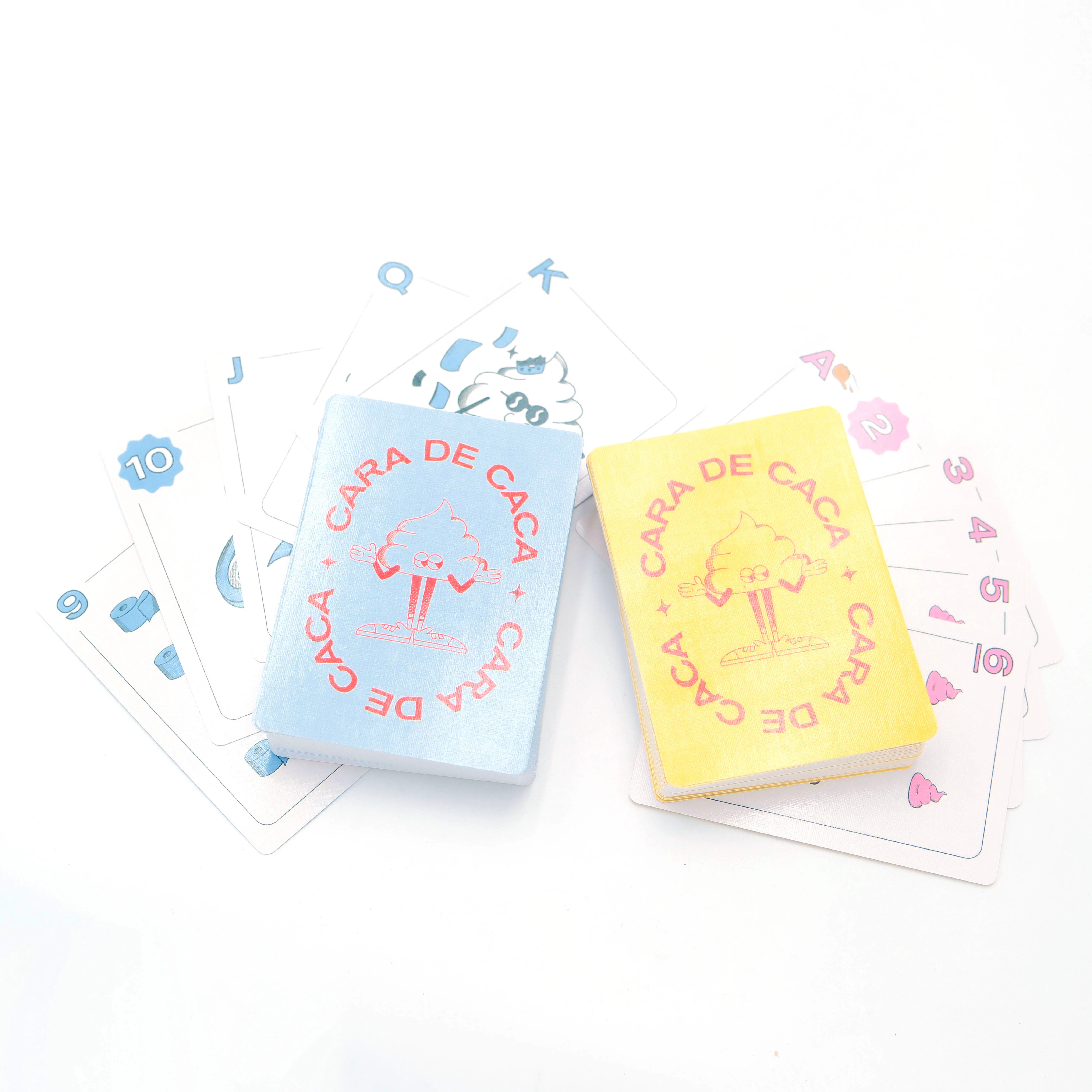 OEM Customizable Design Logo Playing Cards Plastic Poker Cards with Lower MOQ Wholesale for Game Use