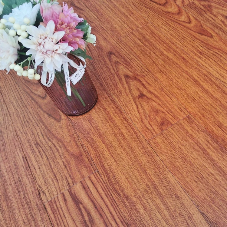 Rosewood Uv Lacquered Solid indoor Bamboo Parquet China Bamboo Floor Indoor