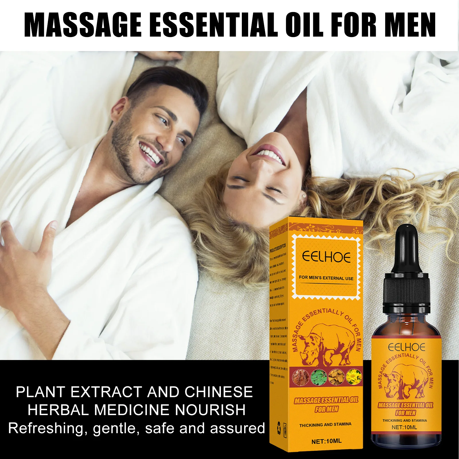 Hot sell Essential Oils Strength Maintenance Massage Care Essential Oil Sports Exercise Sex Body Massage Essential Oils for men