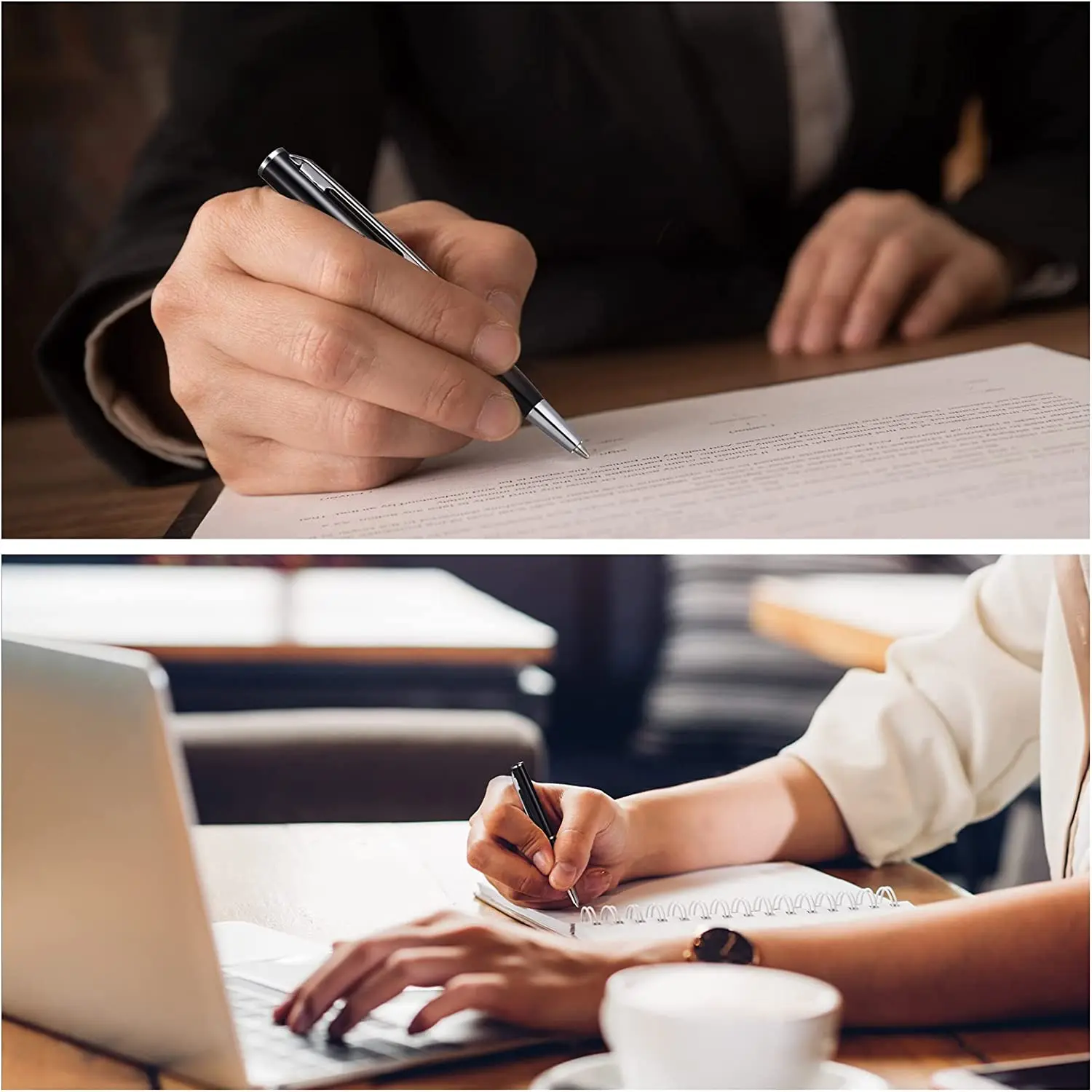 Mini Metal Pens Rotatable Miniature Pen Small Pocket Size Pens Signature