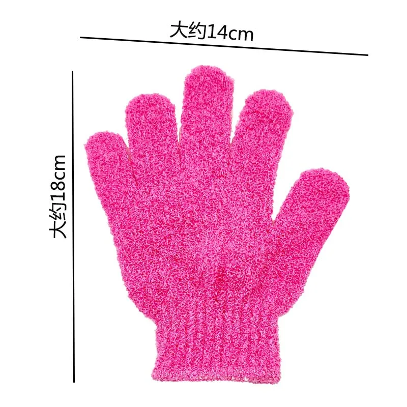 Hot Sale Customized Wholesale White Color Nylon Exfoliating Shower Body Scrubber Bathroom Bath
