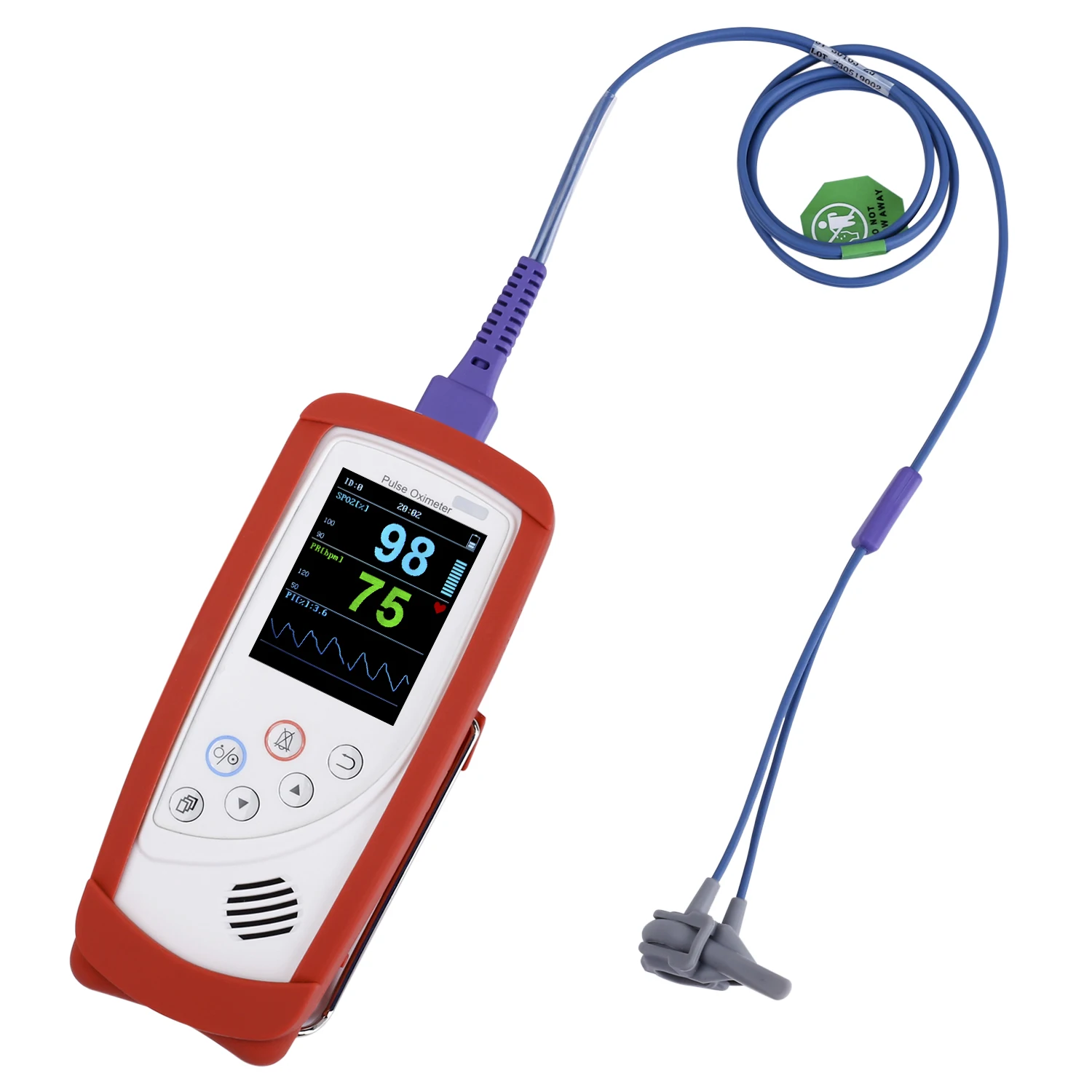 Infant / neonatal / baby pulse oximeter handheld SPO2 monitor with rechargeable battery