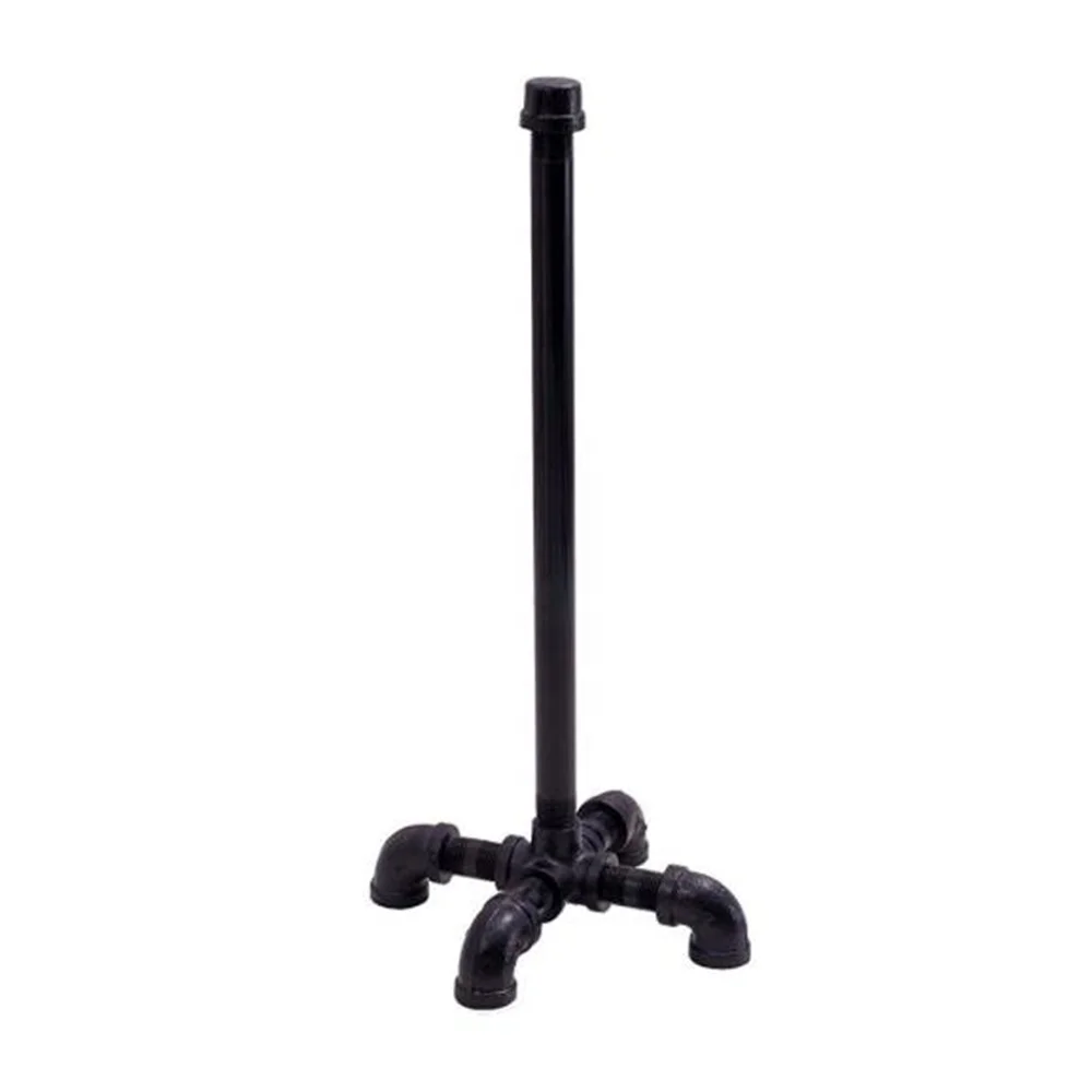 Black Electroplated Industrial Pipe Paper Holder Paper Holder Tissue Stand Funny Toilet Paper Kitchen Towel Holder