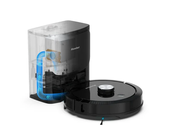 Smart Home Appliance Laser Robot Vacuum Cleaner with Self Empty Dust Bin 4000Pa Suction Hard Floor Sweeping Robot