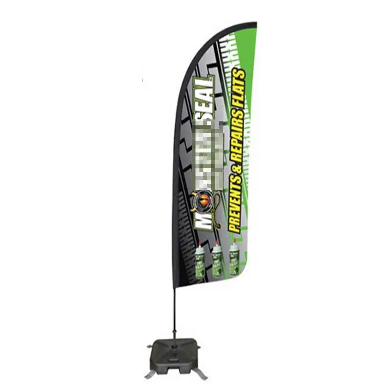 Polyester Flying Banners Teardrop Beach Flag Feather Flag