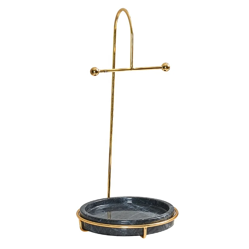 
Home Desktop Storage Rack Shelves Snack Storage Rack Multifunctional Marble Sundries Storage Box 