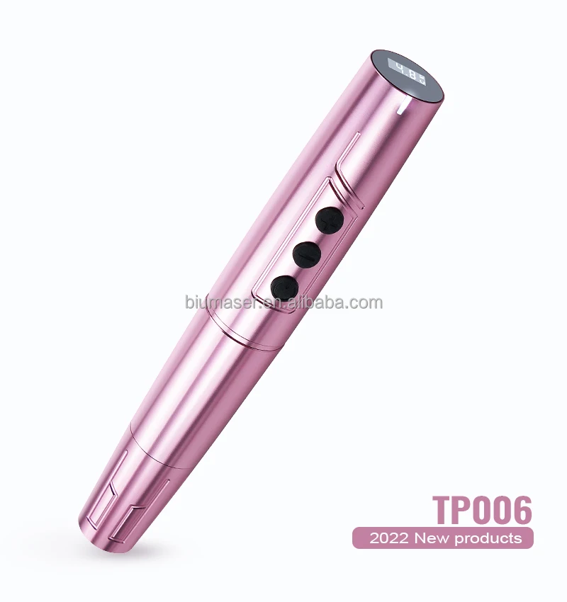 Wireless Electric Tattoo Machine Pen New Permanent Makeup Handpiece with Battery Replaceable Hairstroke Microblading Machine