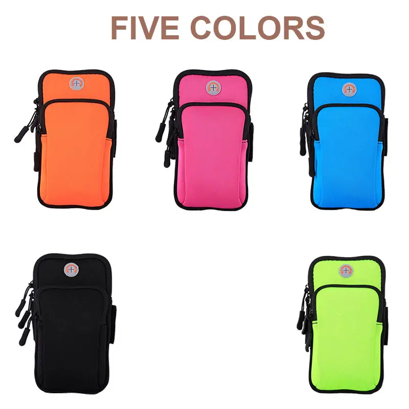 Universal Armband Sport Phone Case For Running Arm Phone Holder Sports Mobile Bag Jogging Gym Exercise Pouch Wrist Bag