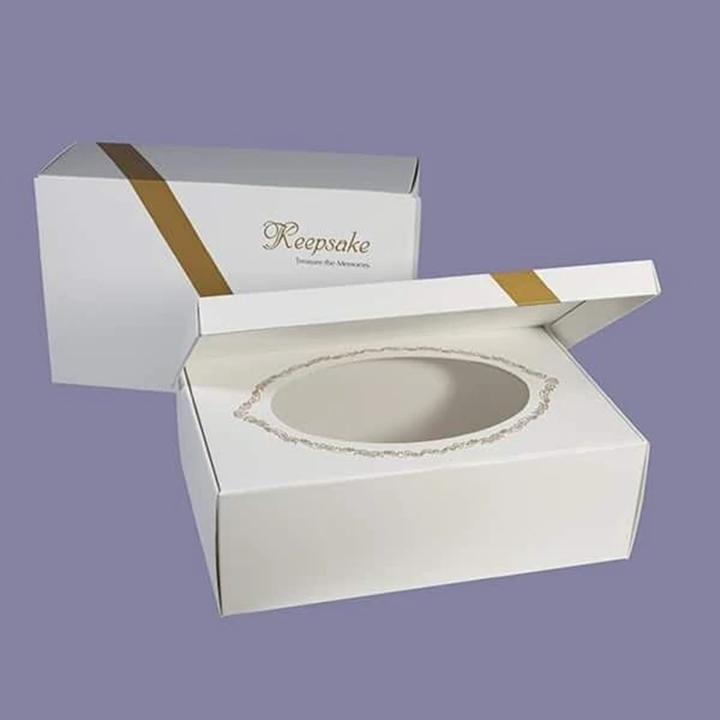 Custom Logo Luxury Formal Dress Wedding Dress Boxes Large Wedding Dress Shipping Box