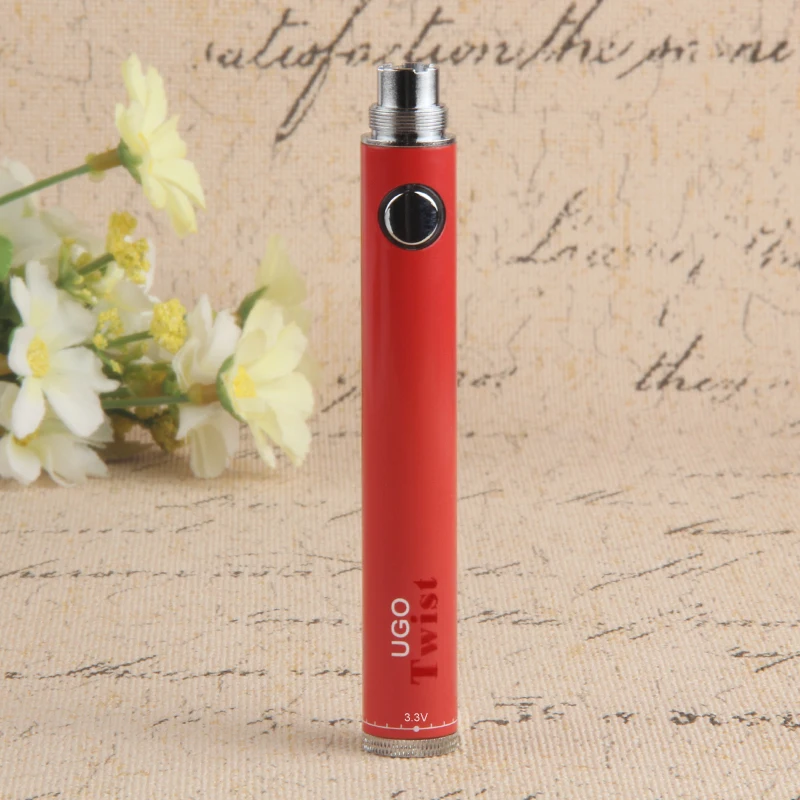 Hottest  UGO TWIST Vape Pen Battery 650mAh Variable Voltage USB Passthrough