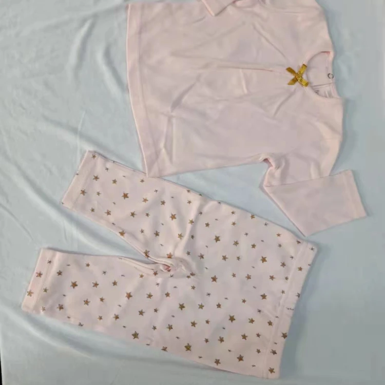 
China Wholesale Kids Wear Summer Skirt Trousers Girl Clothing Set 