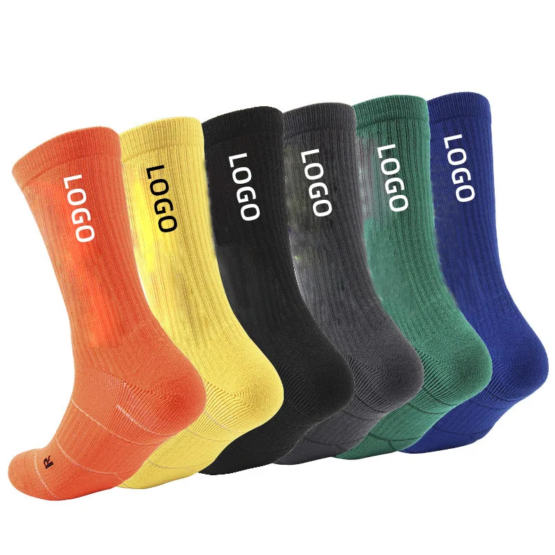 
Custom Logo Stocking Print 100 Cotton Ankle Crew Socks for Women Men 
