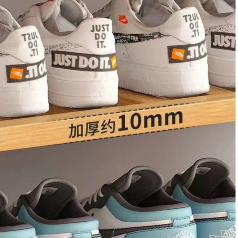 Custom Made Wooden Bamboo Large Capacity Five-tiers Simple Shoes Rack For Storaging Shoes Or Space-saving Home Shoe Cabinet