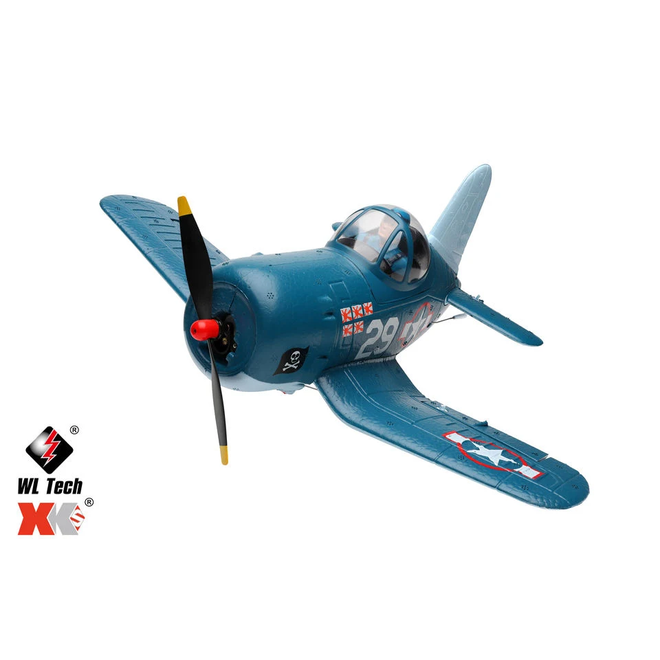 WL A500 Airplane 2.4G 4CH 3D 6G Gyro Fixed Wing Q Fighter F4U Aircraft EPP Roll RC Model Radio Control Hobby Foam Plane