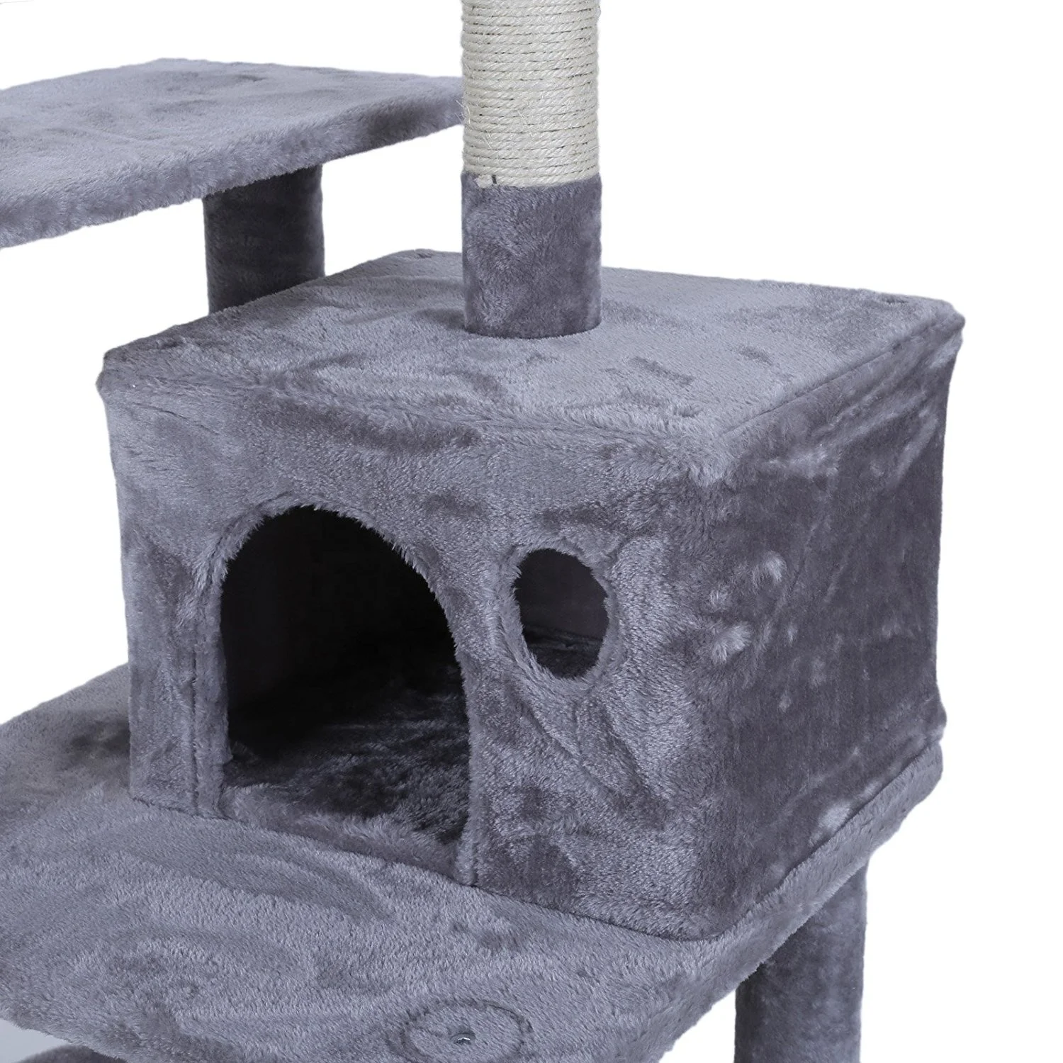 High Quality Grey Big Pet House Cat Scratcher Tree