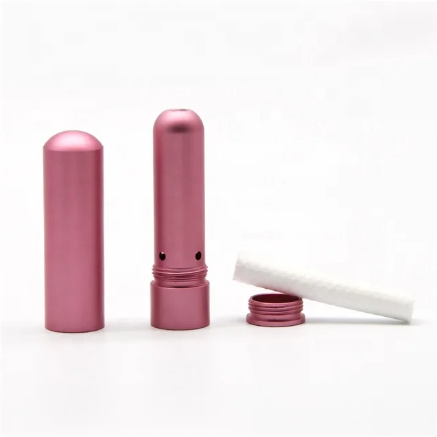 2020 Distinctive hot sale aluminum empty Aromatherapy Nasal Inhaler