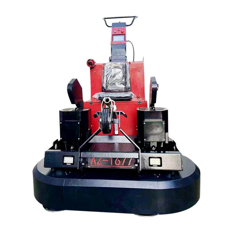 1677 New Automatic Planetary Disc Floor Grinding Machine Car Type PLC Servo Remote Control Gear Gearbox Concrete Surface