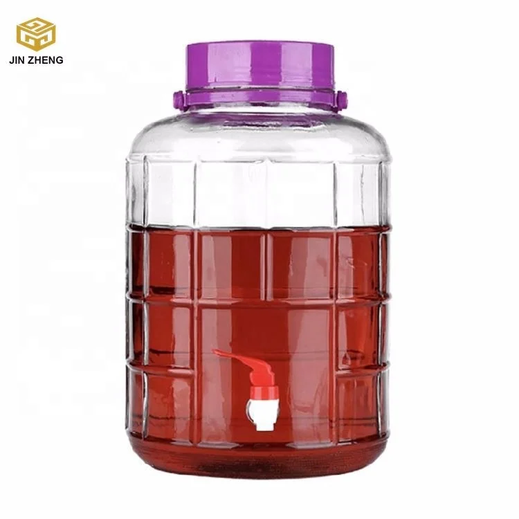 Glass Bottle with tap Fermenter Sealed Container carboy decanter water