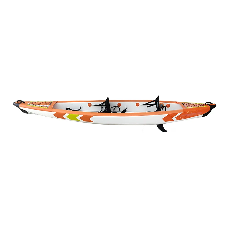 Inflatable Kayak Single Person Fishing Canoe with paddle and backpack