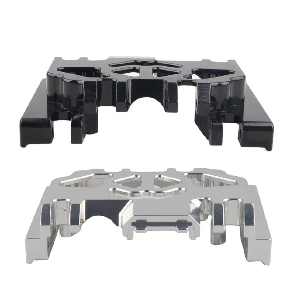 
 Защита шасси с дистанционным управлением, нескользящая пластина шасси среднего диапазона из алюминиевого сплава для редуктора, используется для защитного устройства TRAXXAS TRX4  