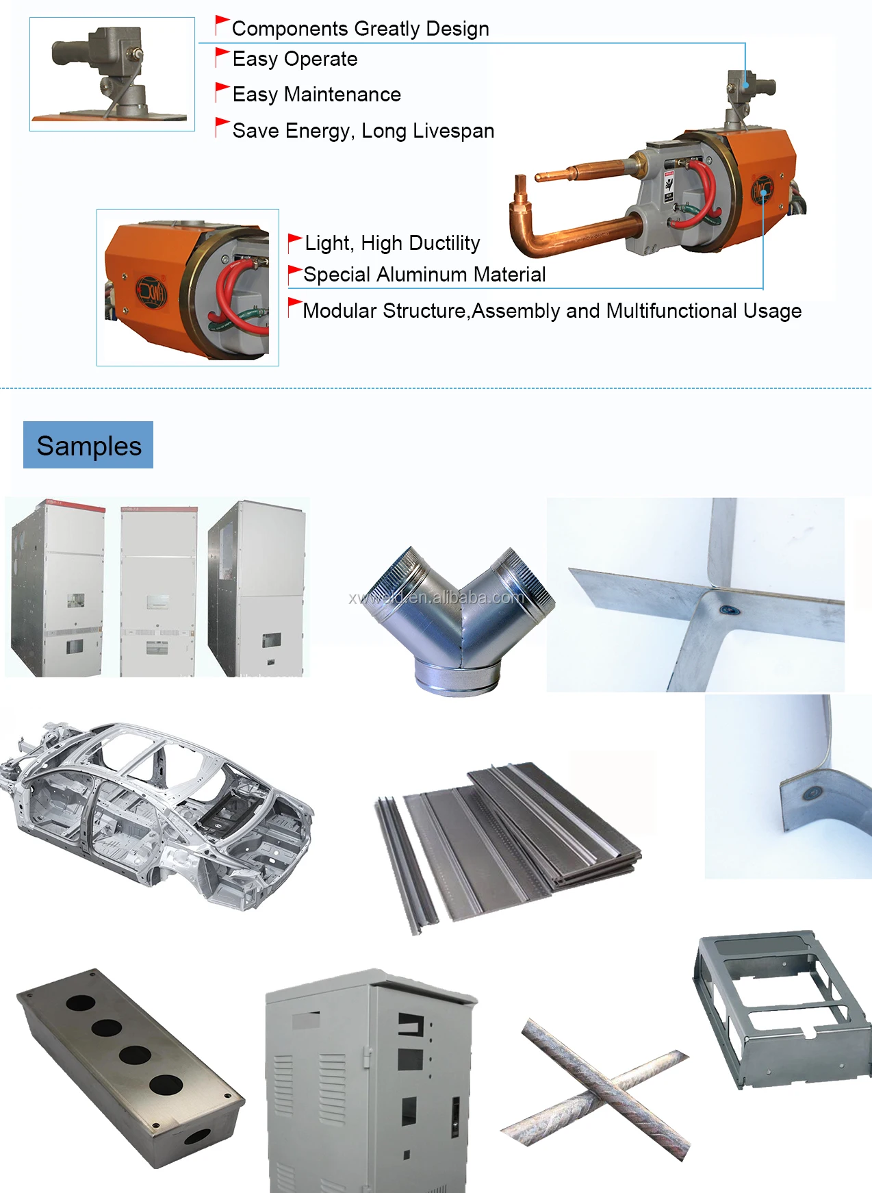 Chinese Factory Supplied Spot Welder Multispot Welding Machine Electrode Economy Model Mfdc Spotpress Welders
