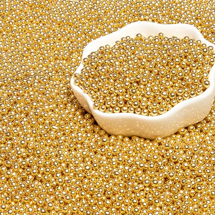 The Fine Quality Proper Price Edible Gold Shapes For Cake Sprinkles Flakes Decoration Pearl
