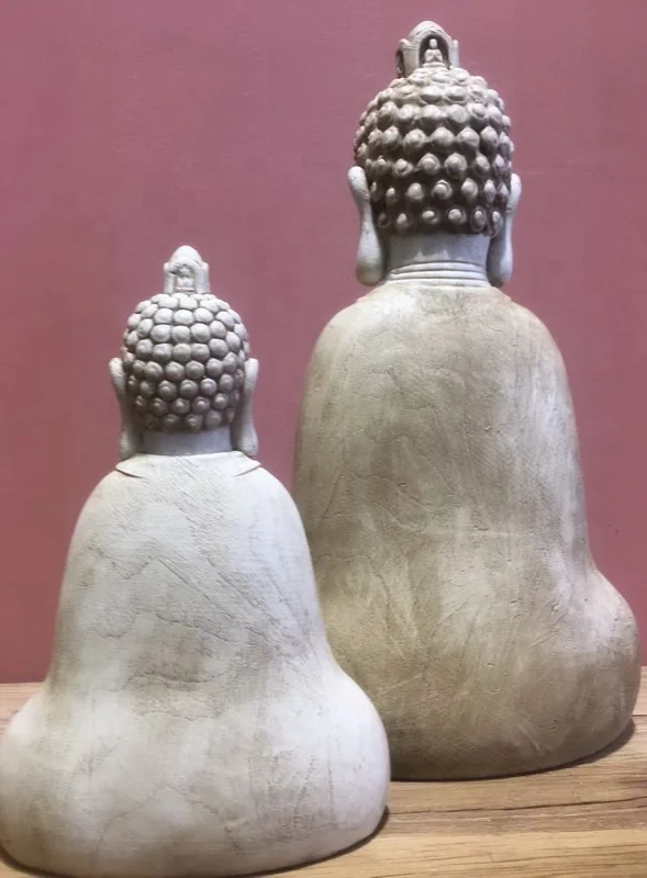 custom resin molds buddhism figurine  home decor meditation wood buddha statues