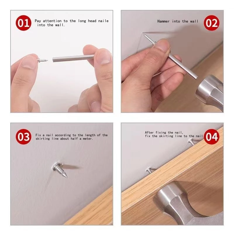 Double-ended Bidirectional Galvanized Carbon Steel Seamless Angle Nail