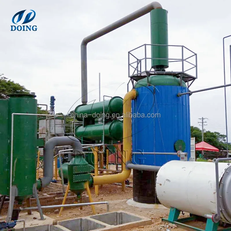 Hot business  used Engine oil distillation machine Tyre pyrolysis oil distillation Machine