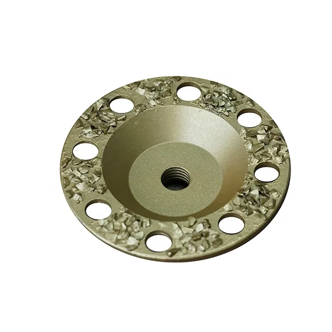 Vacuum Brazed Tungsten Carbide Grinding Wheel for Wood Floor Wooden Grinding