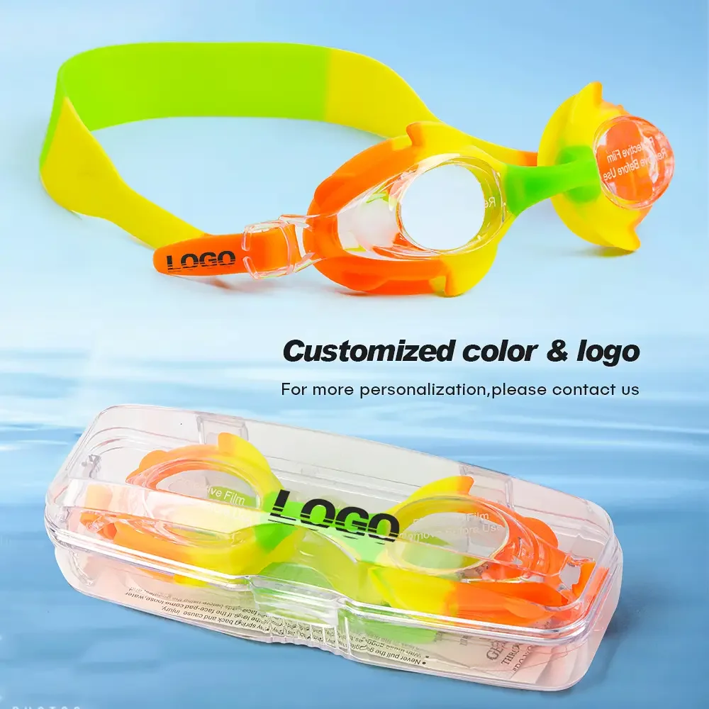 Advanced High Definition Swim Goggles Plating Kids Anti-fog Waterproof UV Protective Swim Googles