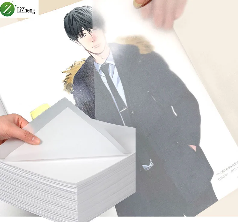 Lizheng Tracing Paper Colorful Translucent Vellum Paper For Cad Drawing white translucent tracing paper manufacturer