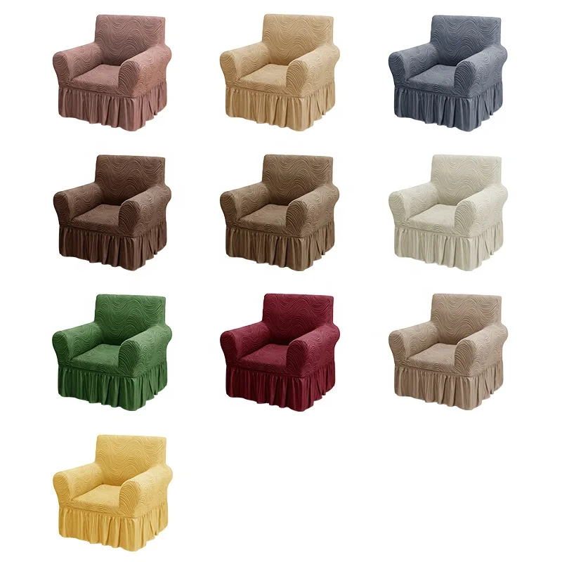 New jacquard design sofa cover 1 2 3 seater elastic covers for sofa couch cover set