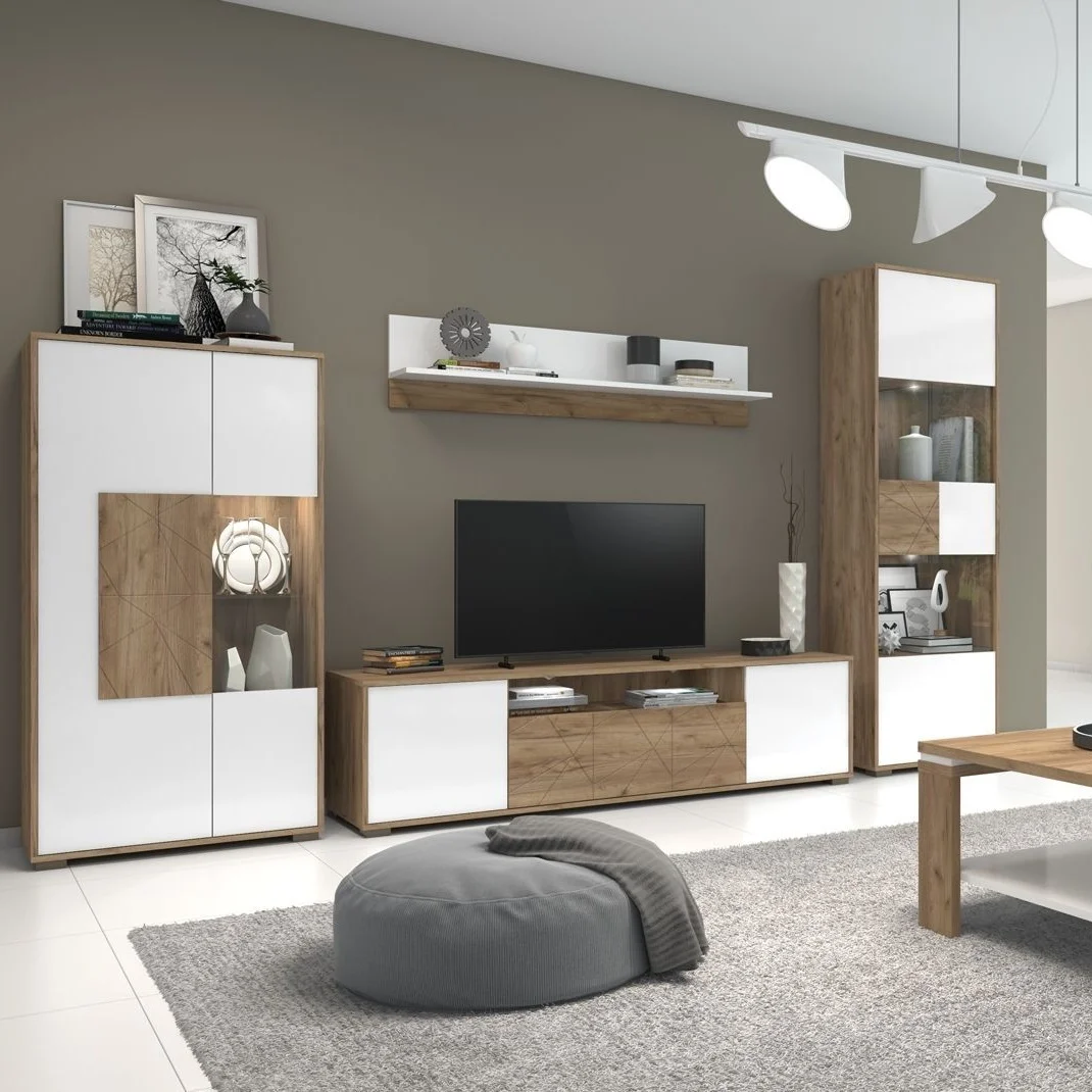Hot Sale Factory Living Room Furniture Set Modern Design TV Unit Home Furniture Bedroom Furniture TV Stand Wooden TV Cabinet