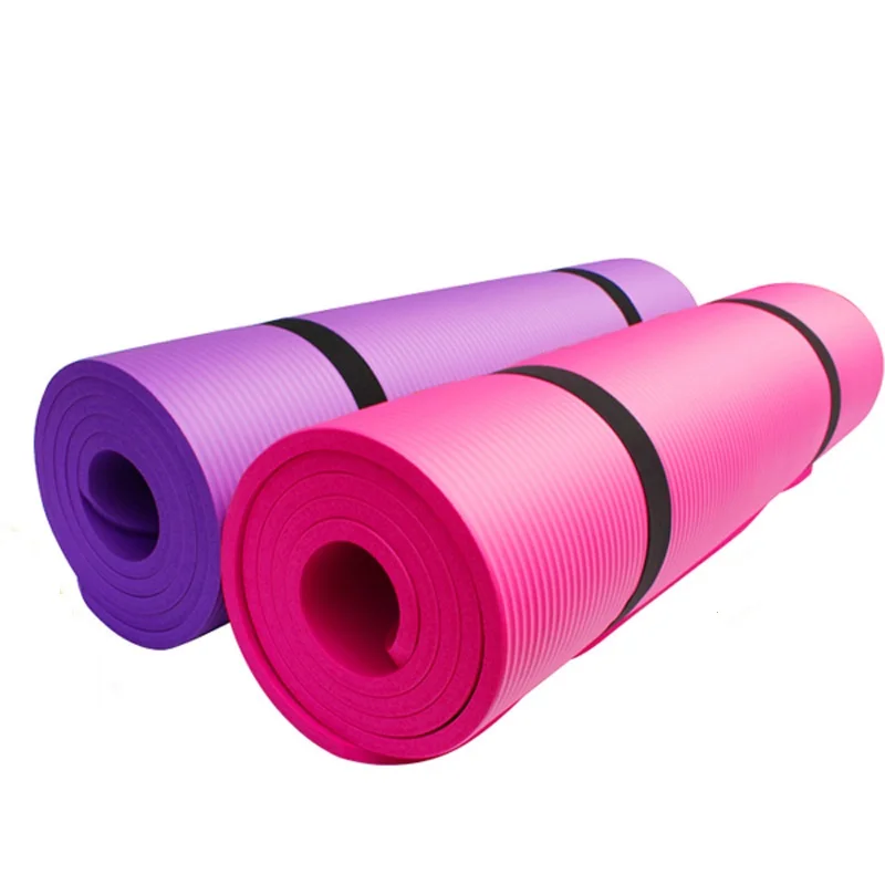 Cheap Price Good Quality Open Cell Personalized Pilates Green Padded Ribbed PVC NBR Rubber Yoga Mat Roll