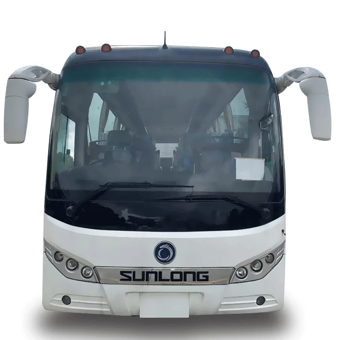 Right Hand Drive 32 Seaters Second Hand Passenger Bus for SunLong Customized Used RHD Coach Double Doors City Buses for Sale