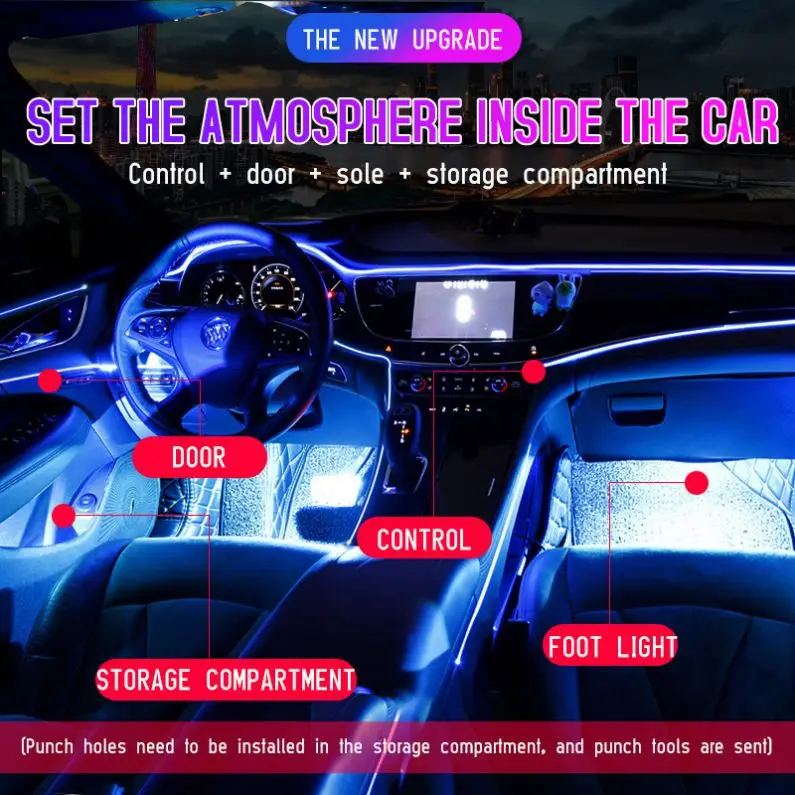 Спайк продукты 3 мм сторона светящийся оптический кабель для оптовых