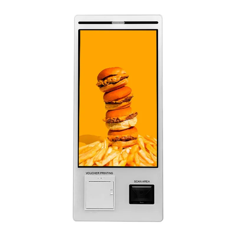 21.5' touch screen Ordering Fast Food Restaurant Self Service Order Kiosk POS system self pay machine
