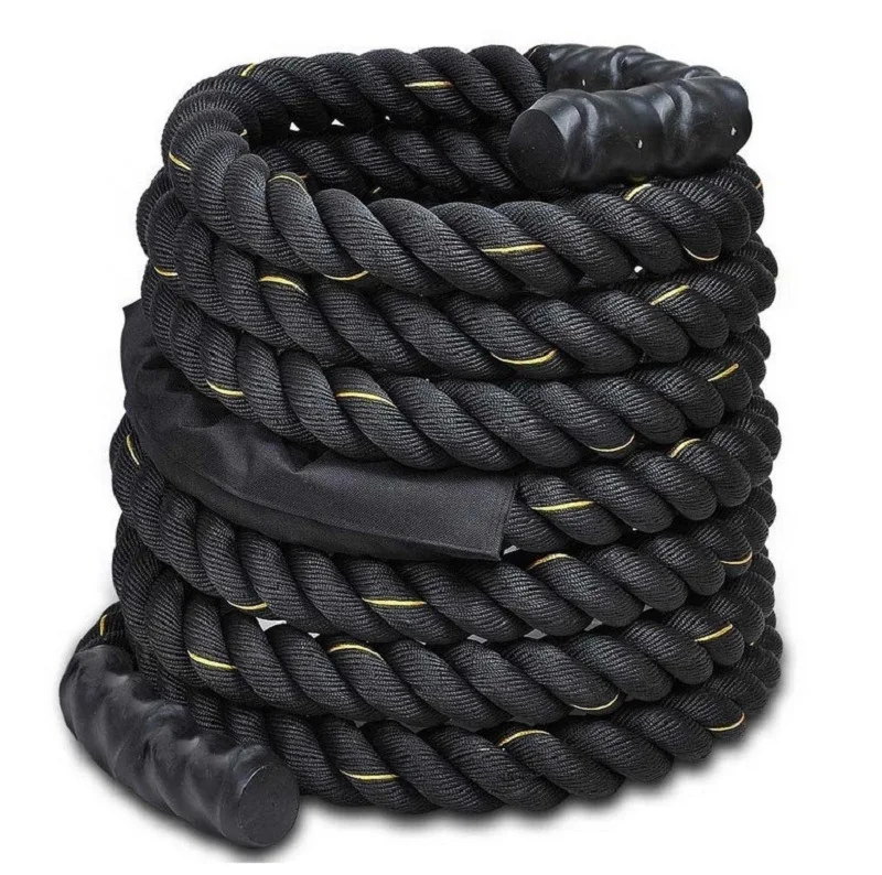Home Gym Cross Training Fitness Battle Ropes Heavy Exercise 9M 12M Nylon Workout for Strength Home Gym Equipment