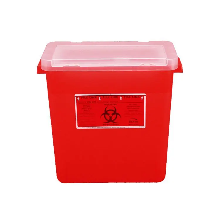 Safety Disposable Medical Needle Waste Sharps Container