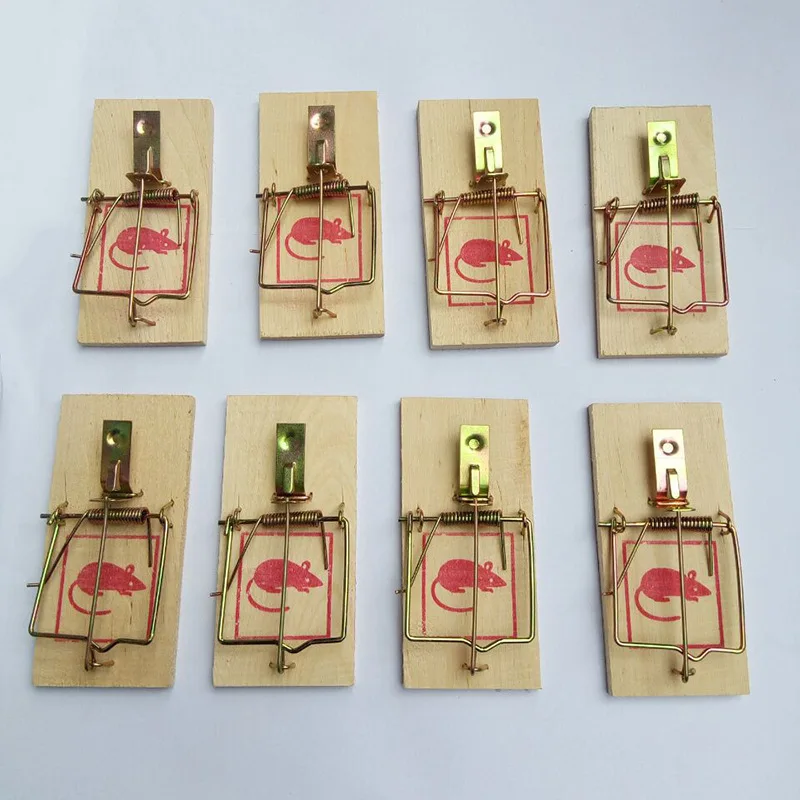 Pest Control Products Quick Catch Rodent Killer Rat Trap Hot Selling Wooden Pest Control Mouse Killer