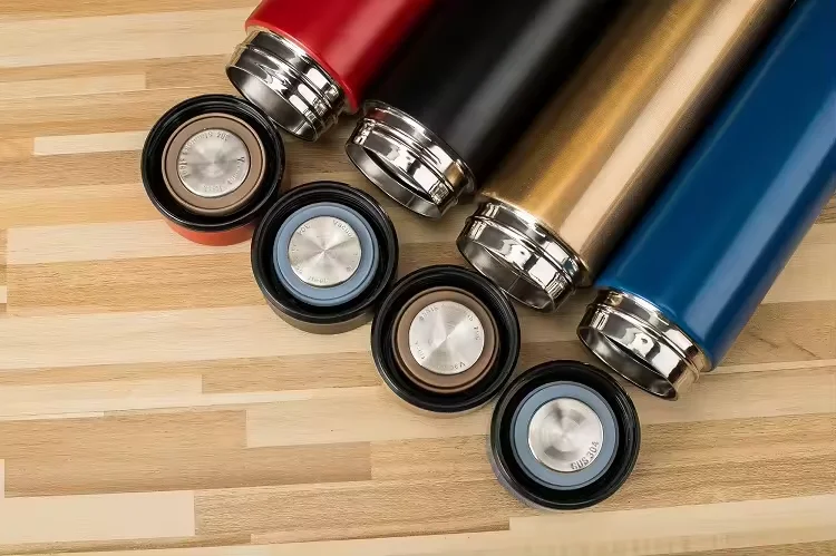 Custom Luxury Executive Stationery Set Promotional Corporate Holiday Gift with Vacuum Flask Notebook Pen USB Card Holder Mouse